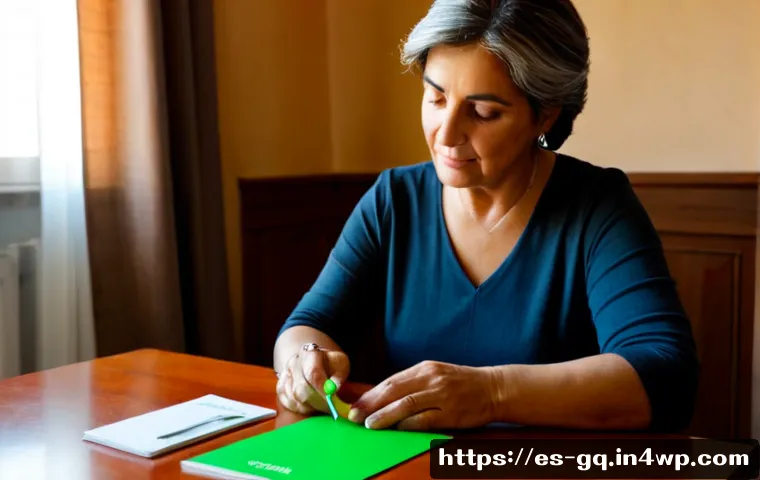 Home 17 의식적 선택 훈련 과정 성공 사례 - Photorealistic success story scene of a middle-aged Spanish-speaking woman in a bright Madrid apartm...